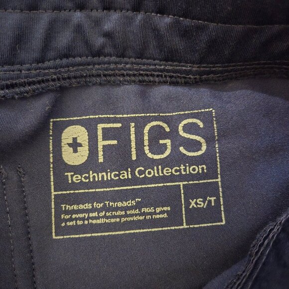 Figs Zamora Jogger Scrub Pants Navy Blue XS Tall - Picture 3 of 5